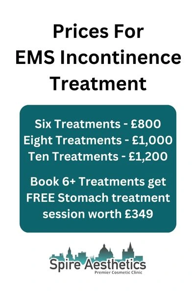EMS Incontinence Treatment Prices Uttoxeter