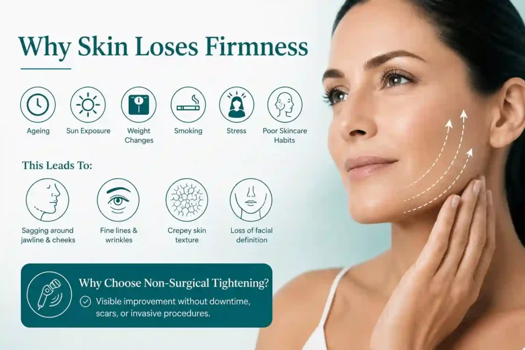 What Makes Skin Lose Firmness and Why Do People Seek Non-Surgical Tightening Uttoxeter?