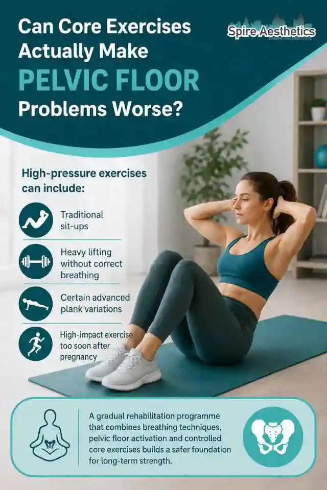 Can Strengthening Your Core Alone Actually Make Pelvic Floor Problems Worse Uttoxeter?